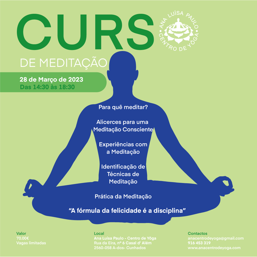 Curso de Meditação 28 de Março 2023